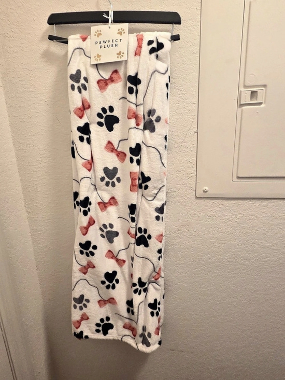 Paw Print Dog Fleece Pants